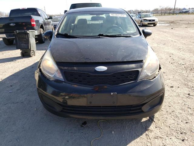 KNADM4A35D6229103 - 2013 KIA RIO LX BLACK photo 5