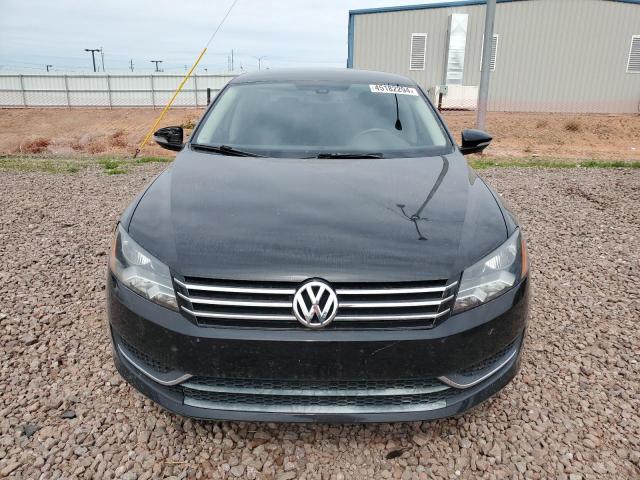 1VWBP7A39CC100586 - 2012 VOLKSWAGEN PASSAT SE BLACK photo 5