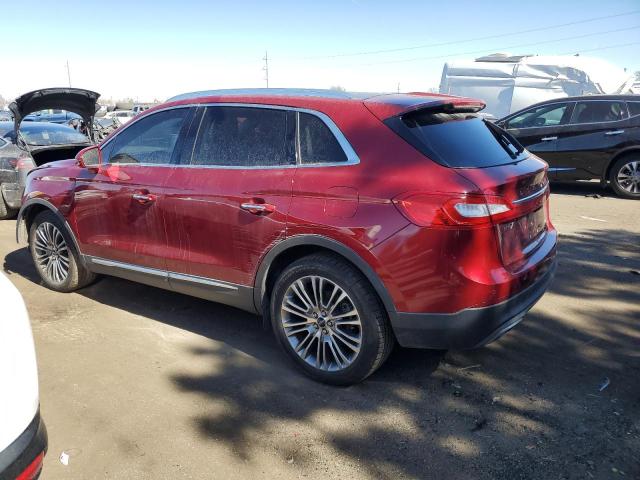 2LMPJ8LR0GBL61905 - 2016 LINCOLN MKX RESERVE Қызыл фото 2