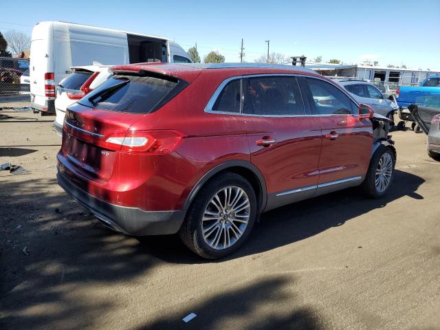 2LMPJ8LR0GBL61905 - 2016 LINCOLN MKX RESERVE RED photo 3