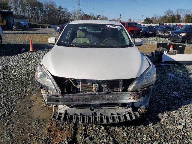 3N1AB7AP2DL767363 - 2013 NISSAN SENTRA S WHITE photo 5