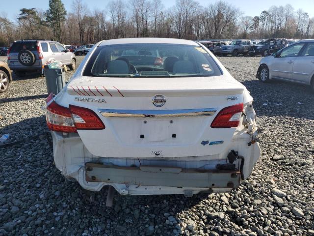 3N1AB7AP2DL767363 - 2013 NISSAN SENTRA S WHITE photo 6