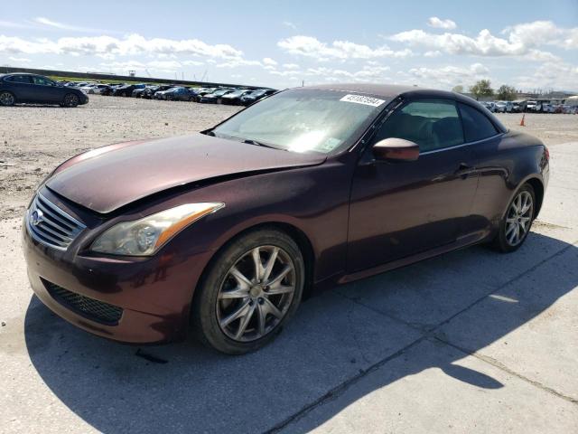 JNKCV66E59M723657 - 2009 INFINITI G37 BASE MAROON photo 1