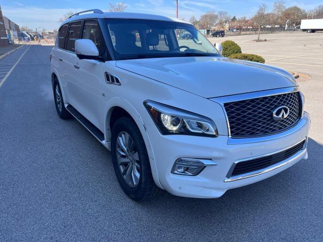 JN8AZ2NE3G9120640 - 2016 INFINITI QX80 WHITE photo 1