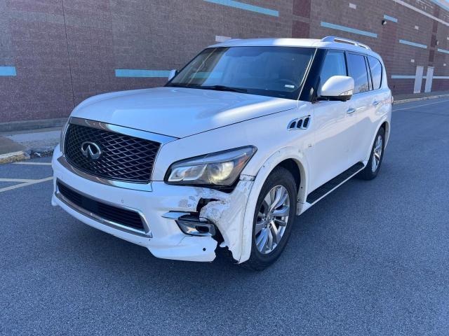 JN8AZ2NE3G9120640 - 2016 INFINITI QX80 WHITE photo 2