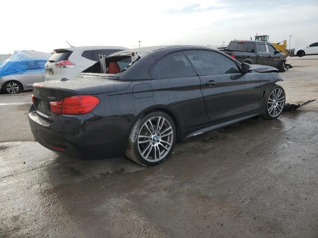 WBA4U7C54H5H19692 - 2017 BMW 430I BLACK photo 3