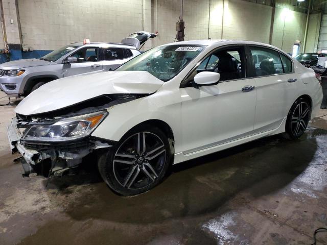 1HGCR2F53HA194323 - 2017 HONDA ACCORD SPORT WHITE photo 1