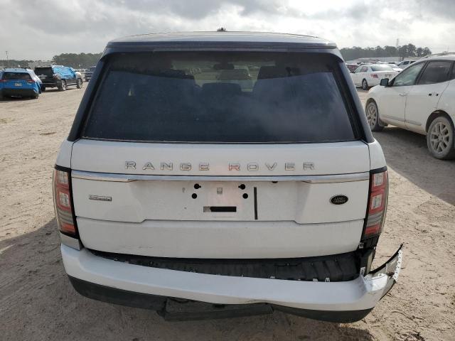SALGV3TFXFA226592 - 2015 LAND ROVER RANGE ROVE AUTOBIOGRAPHY WHITE photo 6