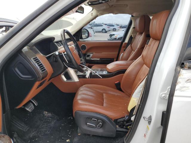 SALGV3TFXFA226592 - 2015 LAND ROVER RANGE ROVE AUTOBIOGRAPHY WHITE photo 7