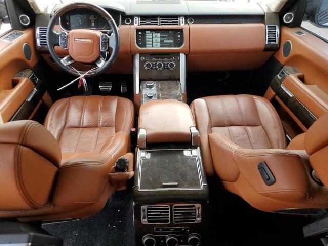 SALGV3TFXFA226592 - 2015 LAND ROVER RANGE ROVE AUTOBIOGRAPHY WHITE photo 8