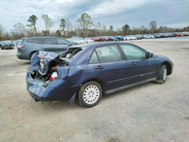 1HGCM56197A002401 - 2007 HONDA ACCORD VALUE BLUE photo 3