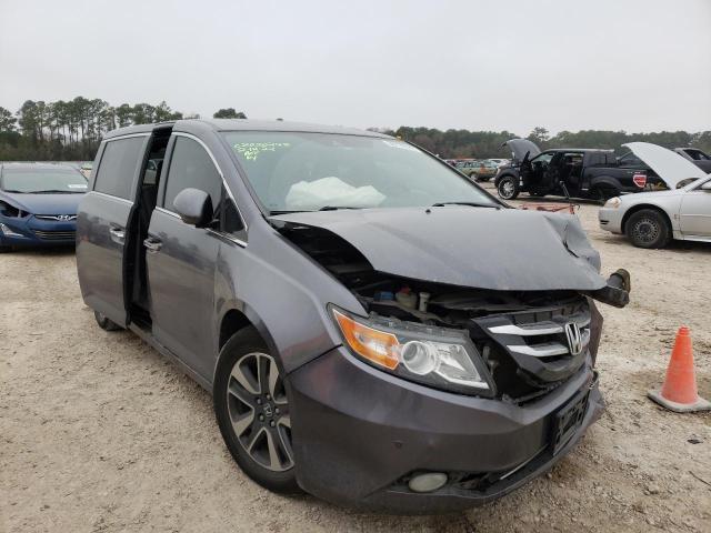 5FNRL5H92FB096710 - 2015 HONDA ODYSSEY TOURING GRAY photo 1