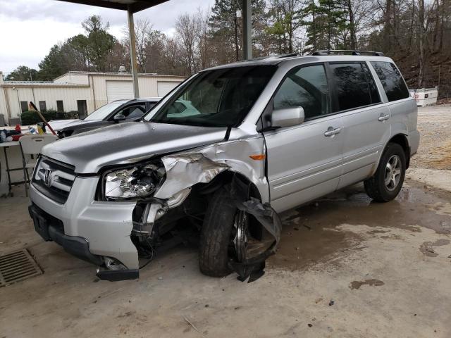 5FNYF28528B024455 - 2008 HONDA PILOT EXL SILVER photo 1