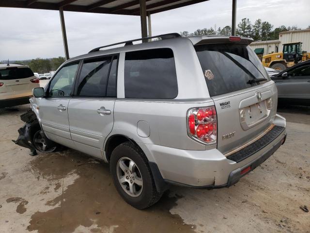 5FNYF28528B024455 - 2008 HONDA PILOT EXL SILVER photo 2