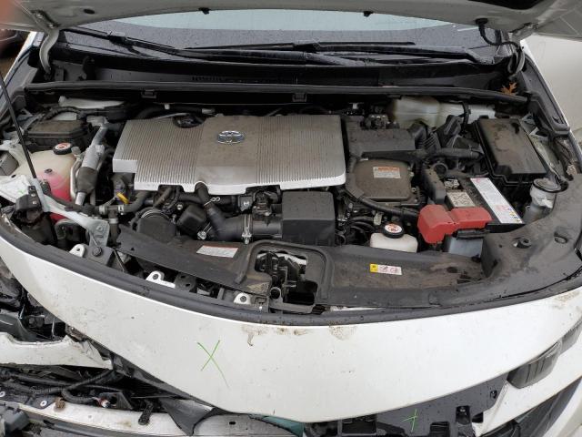 JTDKARFP5J3099218 - 2018 TOYOTA PRIUS PRIM თეთრი ფოტო 11