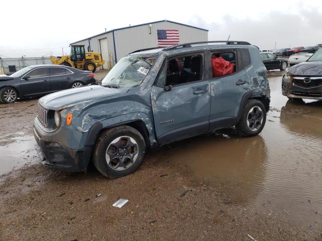 ZACCJAAB8HPE42417 - 2017 JEEP RENEGADE SPORT GRAY photo 1