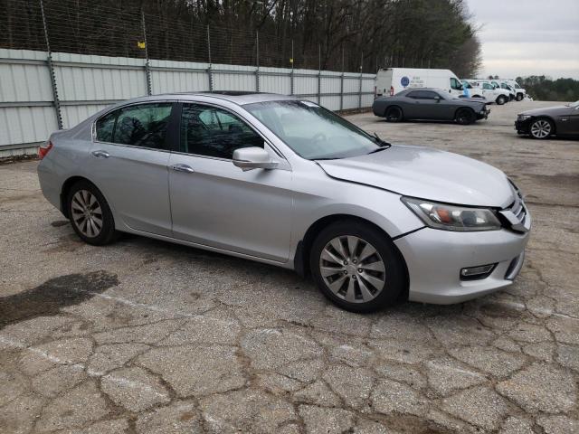 1HGCR2F89DA186215 - 2013 HONDA ACCORD EXL SILVER photo 4