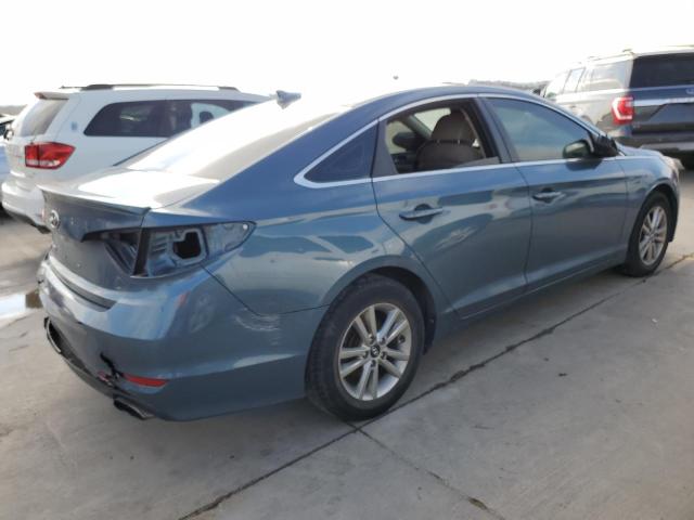 5NPE24AF0GH358979 - 2016 HYUNDAI SONATA SE BLUE photo 3