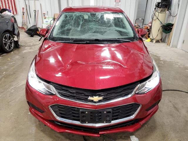 3G1BE6SM0JS554574 - 2018 CHEVROLET CRUZE LT BURGUNDY photo 5