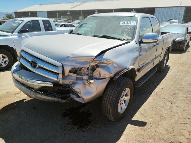 5TBRT34135S457031 - 2005 TOYOTA TUNDRA ACCESS CAB SR5 SILVER photo 2