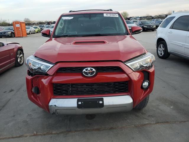 JTEBU5JR3J5545889 - 2018 TOYOTA 4RUNNER SR5/SR5 PREMIUM RED photo 5