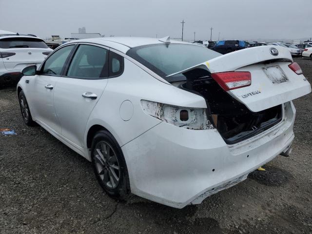 5XXGT4L13GG022746 - 2016 KIA OPTIMA LX WHITE photo 2