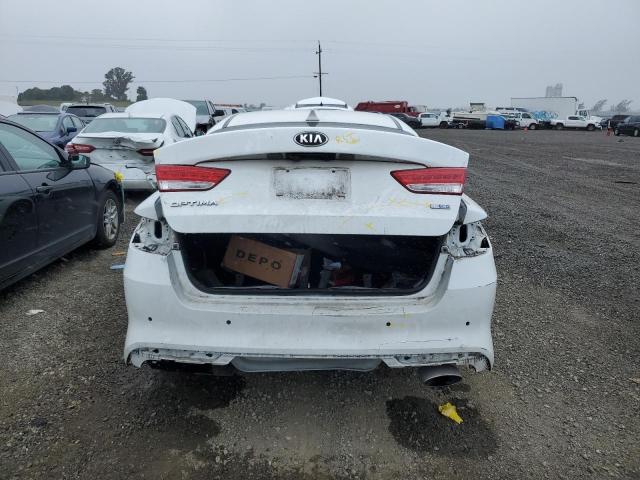 5XXGT4L13GG022746 - 2016 KIA OPTIMA LX WHITE photo 6