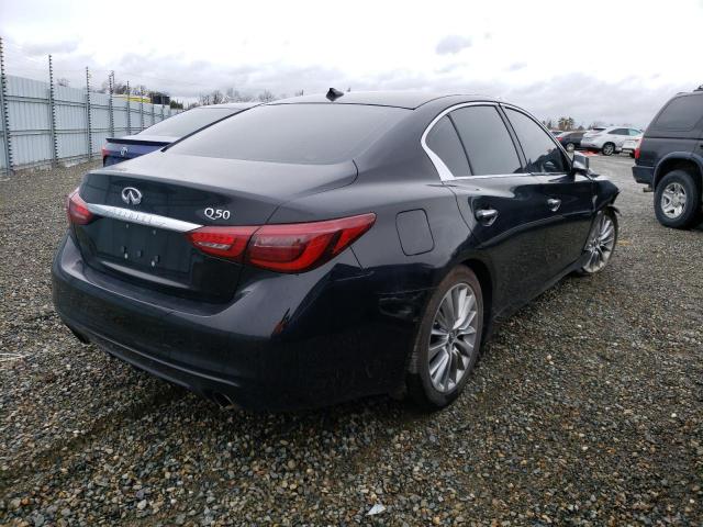 JN1EV7AP7KM511196 - 2019 INFINITI Q50 LUXE BLACK photo 4