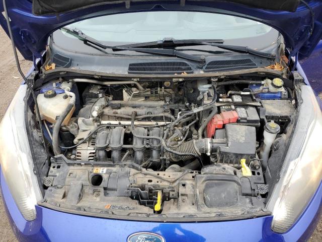 3FADP4EJXFM201003 - 2015 FORD FIESTA SE BLUE photo 11