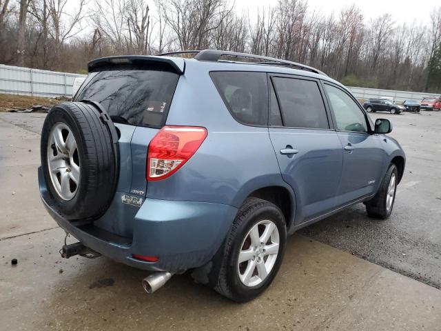 JTMBK31VX75033602 - 2007 TOYOTA RAV4 LIMITED BLUE photo 3