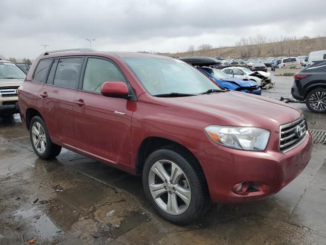 JTEDS43A682028002 - 2008 TOYOTA HIGHLANDER SPORT RED photo 4