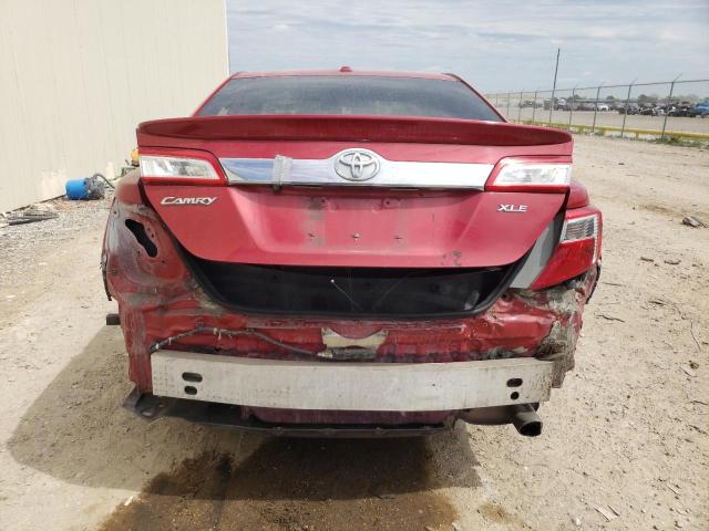 4T4BF1FK4ER347371 - 2014 TOYOTA CAMRY L RED photo 6