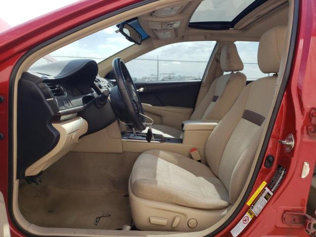 4T4BF1FK4ER347371 - 2014 TOYOTA CAMRY L RED photo 7