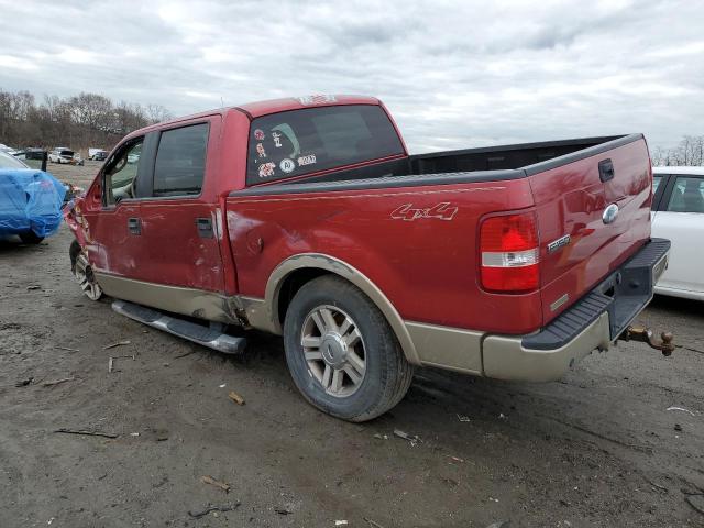 1FTPW14V97FB16815 - 2007 FORD F150 SUPERCREW RED photo 2