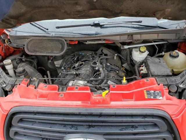 1FTYR1DG6KKA31198 - 2019 FORD TRANSIT T-250 RED photo 12