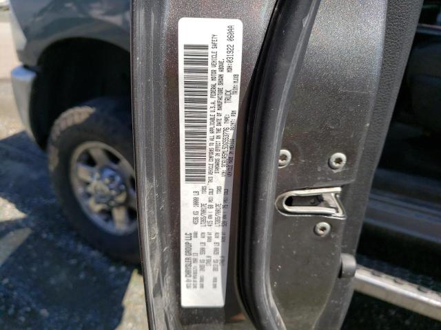 3C6UR5ML5DG553776 - 2013 RAM 2500 SLT გრაფიტი ფოტო 12