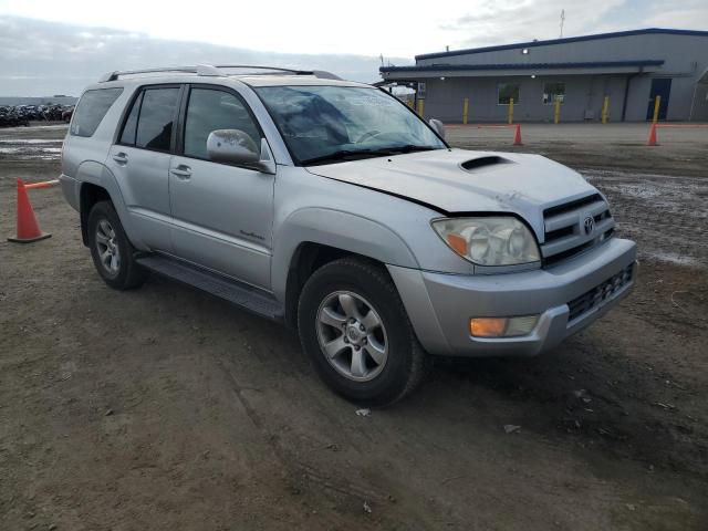 JTEZT14R648004473 - 2004 TOYOTA 4RUNNER SR5 SILVER photo 4