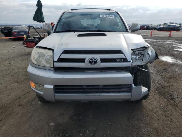 JTEZT14R648004473 - 2004 TOYOTA 4RUNNER SR5 SILVER photo 5