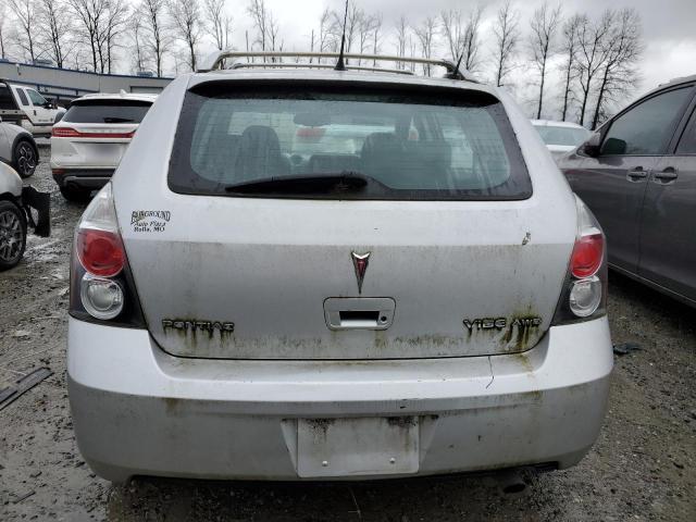 5Y2SM67059Z438172 - 2009 PONTIAC VIBE SILVER photo 6