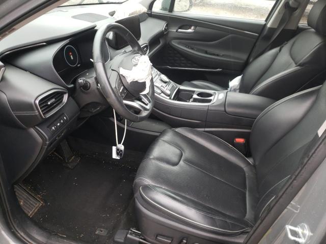 5NMS34AJ6MH329693 - 2021 HYUNDAI SANTA FE SEL Մոխրագույն լուսանկար 7