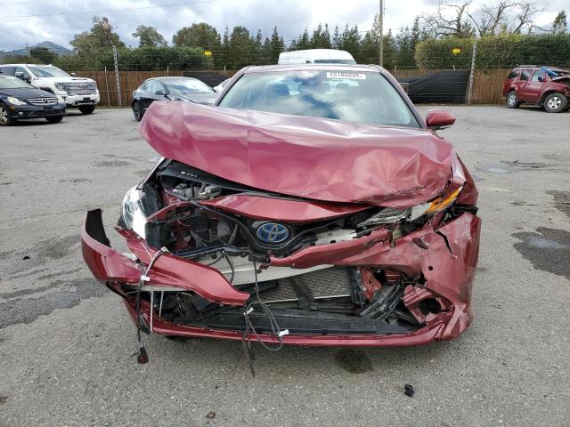 4T1F31AK8LU539580 - 2020 TOYOTA CAMRY XLE BURGUNDY photo 5