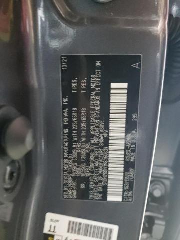 5TDHZRBH1MS160634 - 2021 TOYOTA HIGHLANDER XLE 石墨色 照片 13