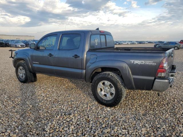 5TFLU4EN9CX030476 - 2012 TOYOTA TACOMA DOUBLE CAB GRAY photo 2