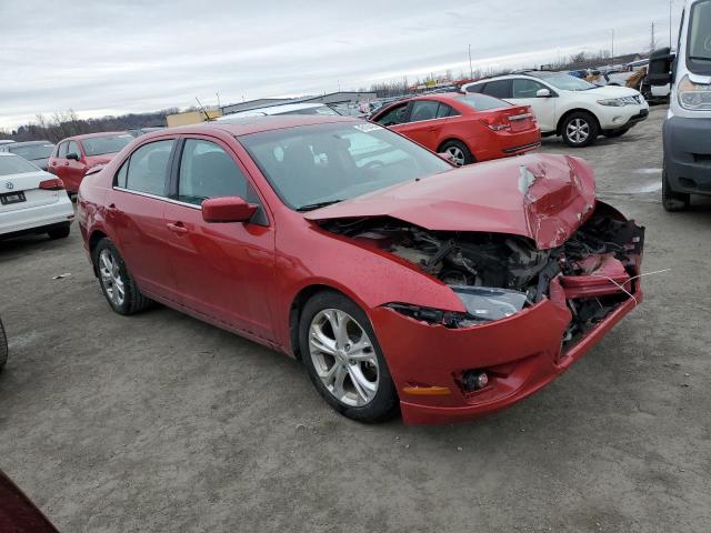 3FAHP0HA0CR348323 - 2012 FORD FUSION SE BURGUNDY photo 4