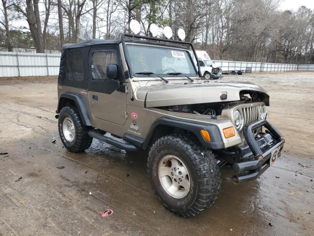 1J4FA29133P319543 - 2003 JEEP WRANGLER / SE GOLD photo 4