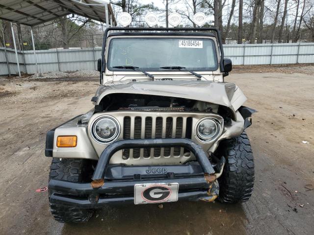 1J4FA29133P319543 - 2003 JEEP WRANGLER / SE GOLD photo 5