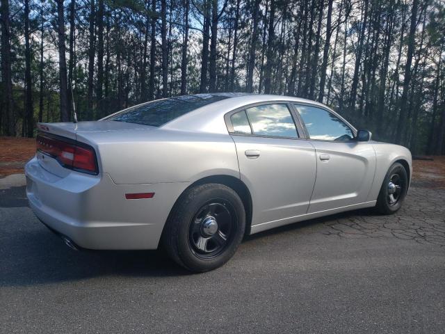 2C3CDXAG1CH305341 - 2012 DODGE CHARGER POLICE SILVER photo 3