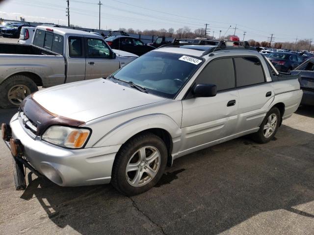 4S4BT62C557101846 - 2005 SUBARU BAJA SPORT SILVER photo 1