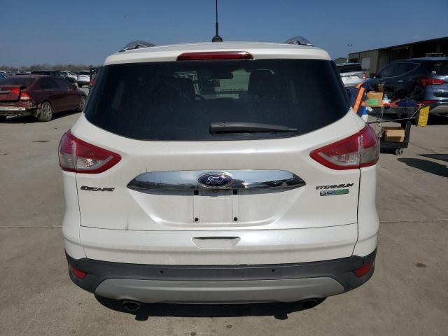 1FMCU0J91EUE25351 - 2014 FORD ESCAPE TITANIUM WHITE photo 6