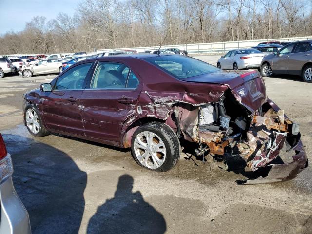 3FAHP0HA2CR379170 - 2012 FORD FUSION SE MAROON photo 2